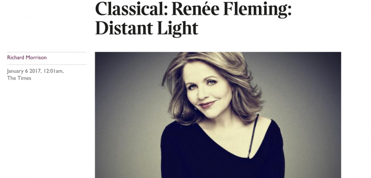 Renée Fleming and Hans Ek prasied in The Times review!